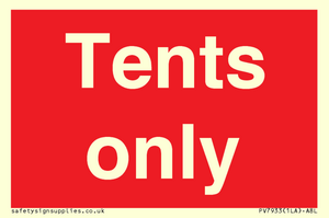 Tents only